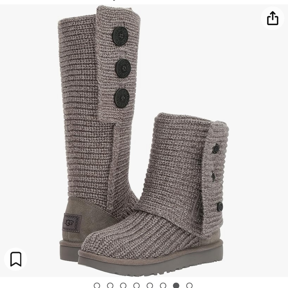 UGG classic cardy grey boot